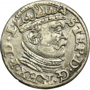 Stefan Batory, Trojka Riga 1586 - nízka koruna