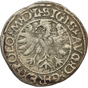 Sigismund II August, 1/2 Groschen Tykocin 1566 - RARE