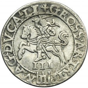 Sigismund II August, 3 Groschen Vilnius 1562 - LI/LI