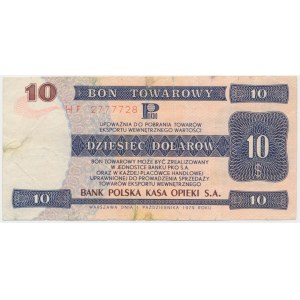 Pewex, 10 dolarów 1979 - HF -