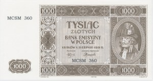 Krakowiak, 1.000 złotych 1941 - MCSM 360 -