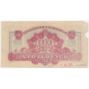100 złotych 1944 ...owym - HJ - Fałszerstwo - RZADKIE