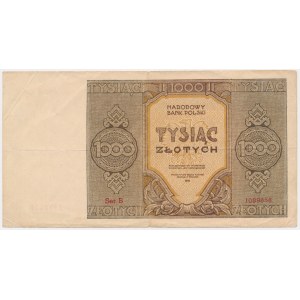 1.000 złotych 1945 - B - ŚWIEŻY