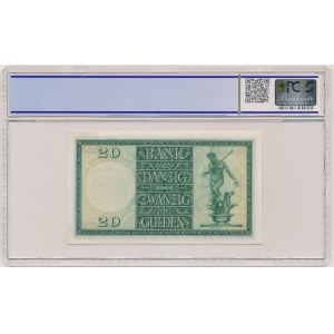 Danzig, 20 guldenov 1937 - K - PCGS 65 EPQ