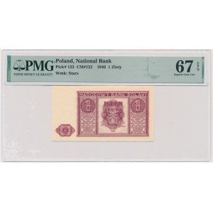 1 zlato 1946 - PMG 67 EPQ