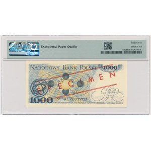 1.000 złotych 1982 - WZÓR - DC 0000000 - No. 0174 - PMG 67 EPQ