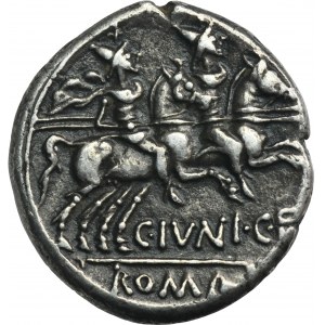 Rímska republika, C. Junius C.f., denár
