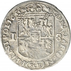 John II Casimir, 1/4 Thaler Krakau 1655 SCH - UNLISTED, RARE