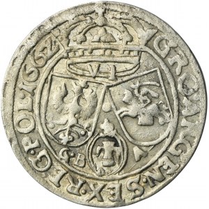 John II Casimir, 6 Groschen Lviv 1662 GBA