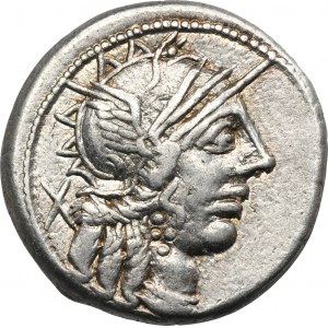 Roman Republic, C. Porcius Cato, Denarius
