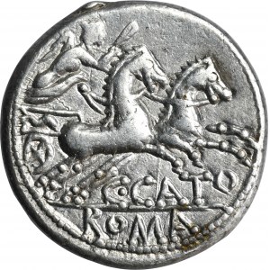 Rímska republika, C. Porcius Cato, denár
