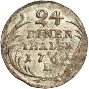 Augustus III of Poland, 1/24 Thaler 1761 L