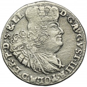 Augustus III of Poland, 6 Groschen Danzig 1762 REOE