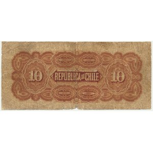 Chile, 10 peso 1917
