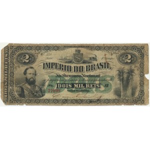 Brazil, 2 Mil Reis (1870)