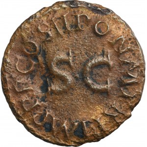 Roman Imperial, Claudius, Quadrans