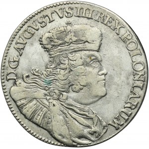 Augustus III of Poland, 8 Groschen Leipzig 1753 - without EC