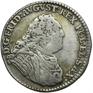 Augustus III of Poland, 1/6 Thaler Dresden 1763 FWôF