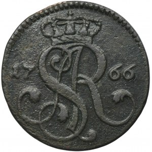 Poniatowski, Penny 1766 G - PRUSKY FALSE