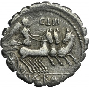 Roman Republic, C. Naevius Balbus, Denarius serratus