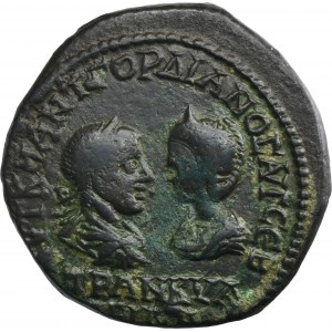 Roman Provincial, Thrace, Anchialus, Gordian III i Tranquillina, AE