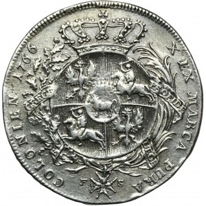 Poniatowski, Thaler Warsaw 1766 FS