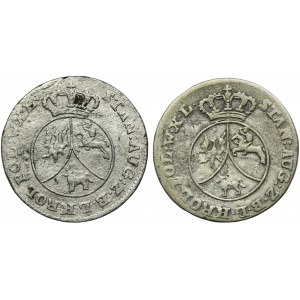 Súprava, Poniatowski, 10 medených mincí (2 kusy).