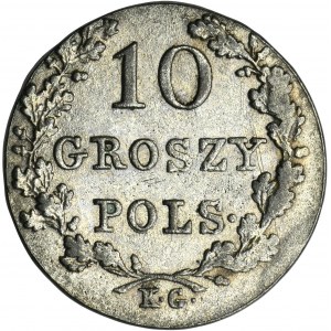 November Uprising, 10 groschen Warsaw 1831 KG