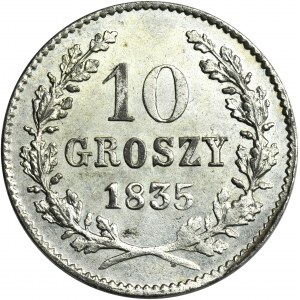 Slobodné mesto Krakov, 10 groszy 1835