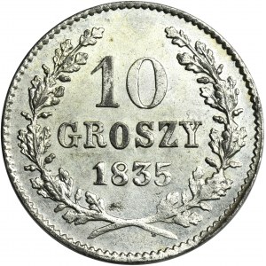Free City of Krakau, 10 groschen 1835