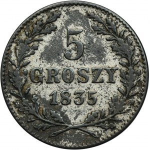 Free City of Krakau, 5 groschen 1835