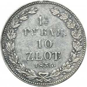 1 1/2 rubľa = 10 zlatých Petrohrad 1836 НГ