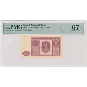 1 zlatý 1946 - PMG 67 EPQ