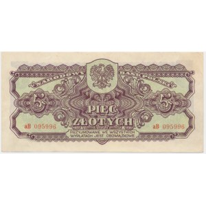 5 złotych 1944 ...owe - aB -