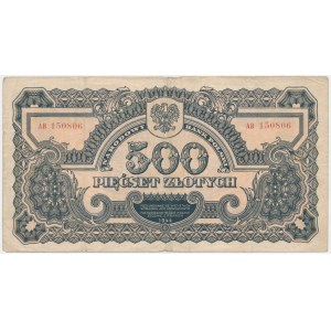 500 złotych 1944 ...owym - AB -