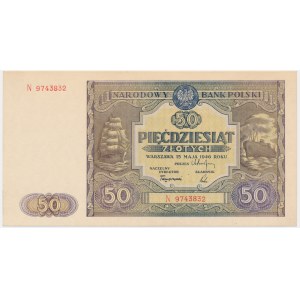 50 zloty 1946 - N -.