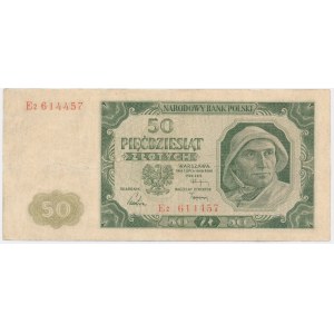 50 zlotých 1948 - E2 - RARE