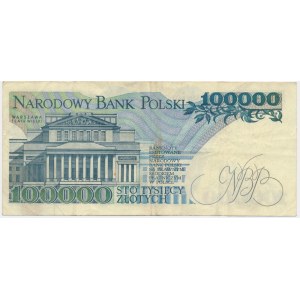 100.000 złotych 1990 - BS - DESTRUKT - bardzo rzadkie
