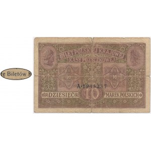 10 marks 1916 - General - Tickets - RARE.