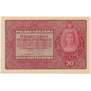 20 marks 1919 - II Series A - first series - RARE