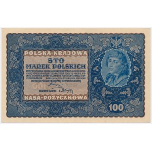 100 marek 1919 - 1. série E - vzácná varianta