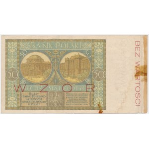 50 zloty 1925 - MODEL - Ser.A -.