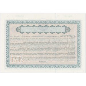 Common Share Certificate 1995