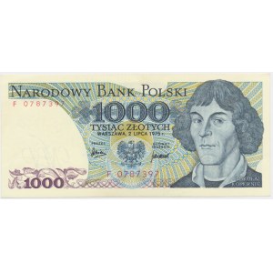 1,000 PLN 1975 - F -.