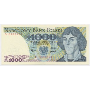 1 000 PLN 1975 - D -