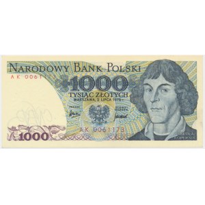 1.000 złotych 1975 - AK -