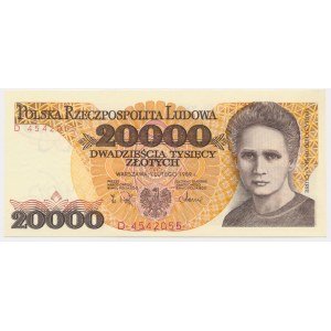 20.000 złotych 1989 - D -