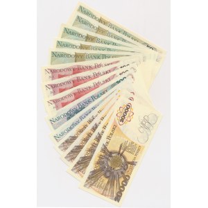 Zestaw, 50-20.000 złotych 1976-89 (14 szt.)