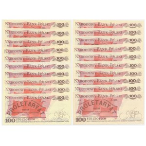 100 złotych 1986 - MA do MZ (20 szt.)