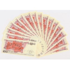 100 złotych 1986 - NA do NZ (20 szt.)16